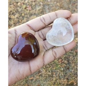Clear Quartz & Carnelian Crystals
